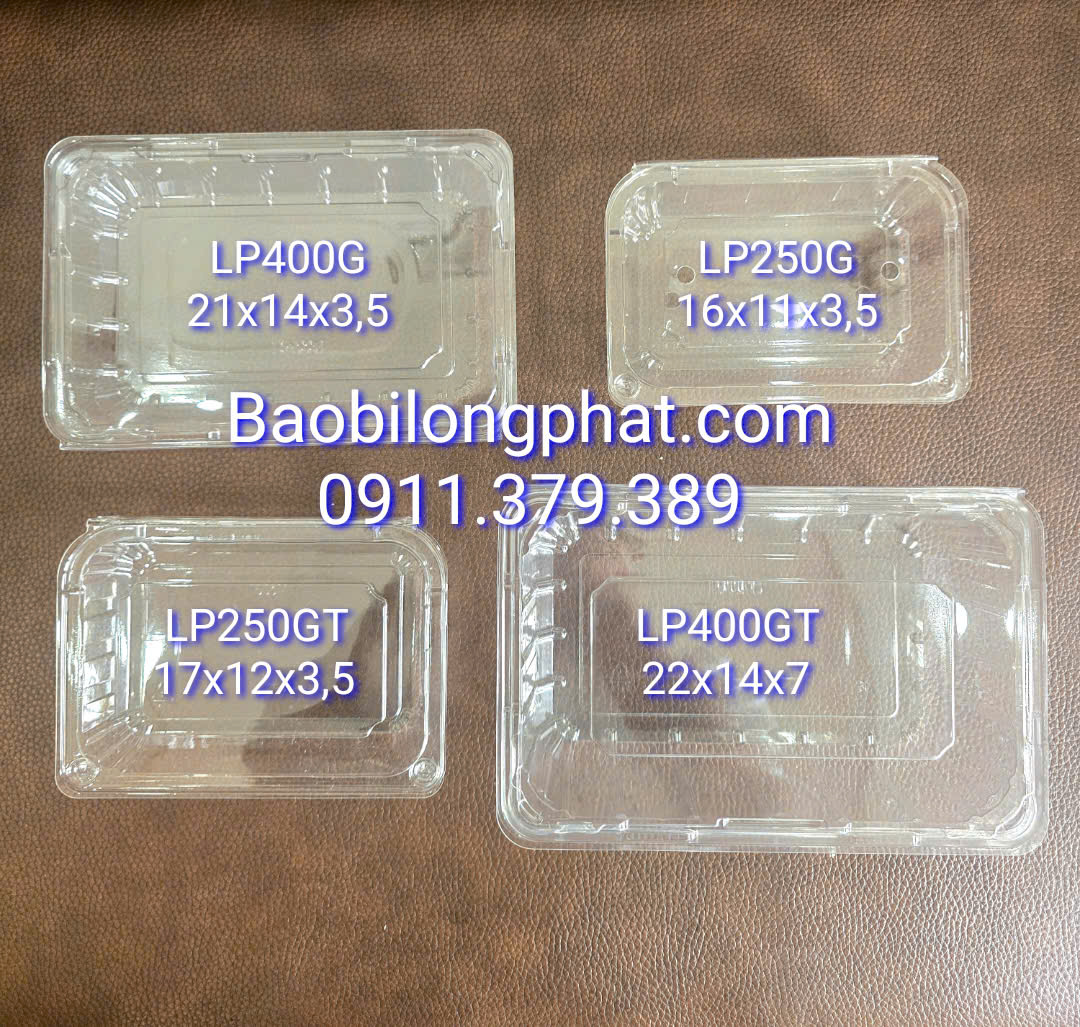 HỘP NHỰA PET - ĐỰNG THỰC PHẨM